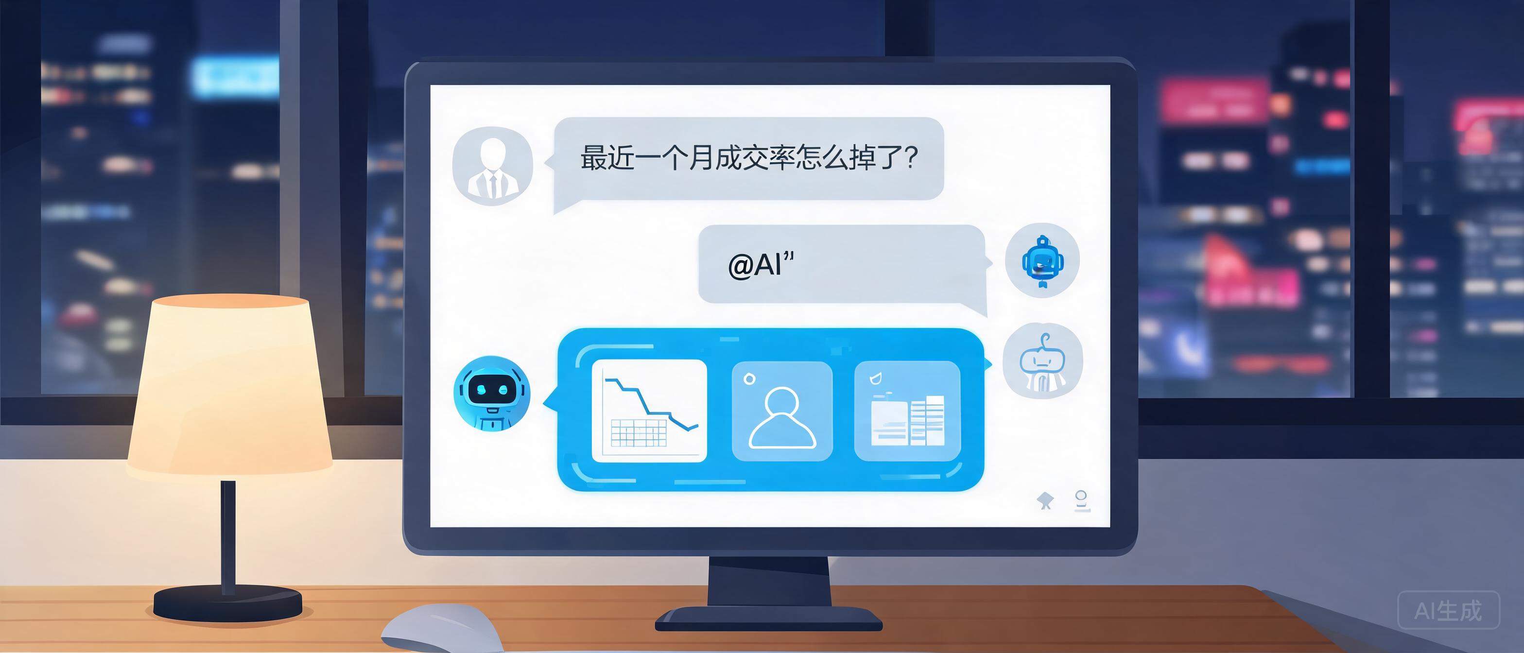 飞书发布多维表格智能体：老板在群里@AI，数据自己查、结果自动回閰嶅浘1